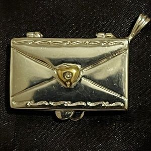 Bradford Exchange Dear Daughter, Letter of Love Diamond Locket Pendant only